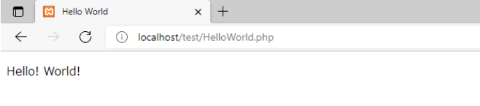 PHPでHelloWorld